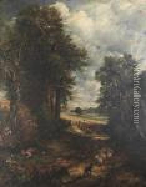 Untitled Oil Painting - John Constable