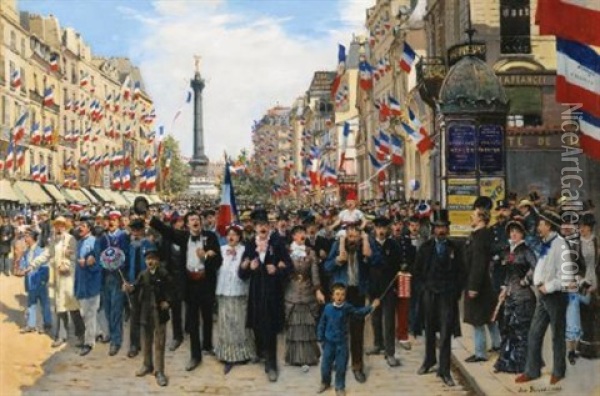 La Marseillaise Oil Painting - Jean Beraud