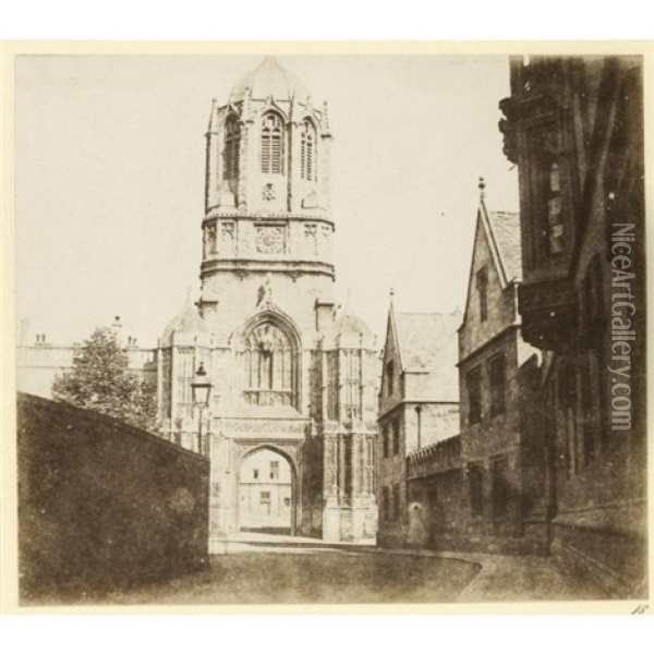 The Gate Of Christ Church, Oxford Oil Painting - William Henry Fox Talbot