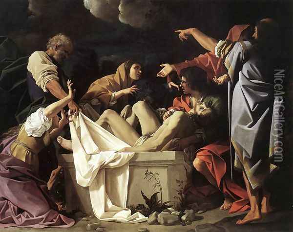 The Deposition 1613 Oil Painting - Bartolomeo Schedoni