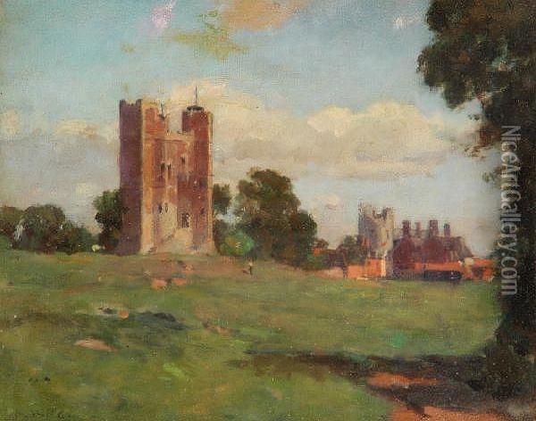 Orford Castle, Suffolk Oil Painting - William Benjamin Chamberlain