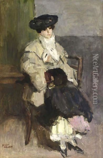 A'Une Parisienne A' Oil Painting - Isaac Israels