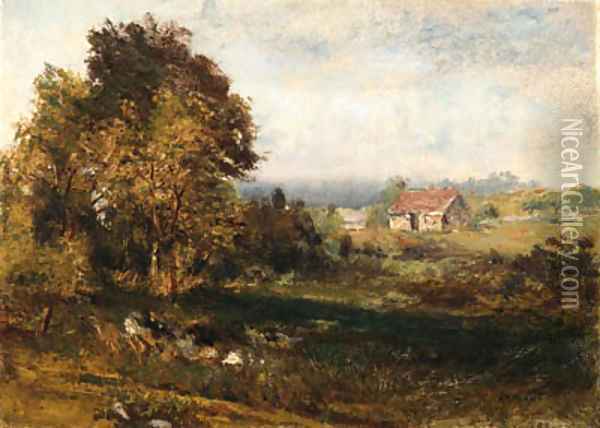Landscape Oil Painting - Alexander Helwig Wyant
