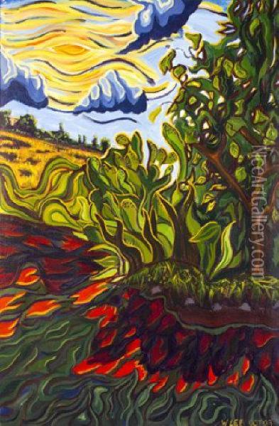 Hot Landscape Oil Painting - William Lee