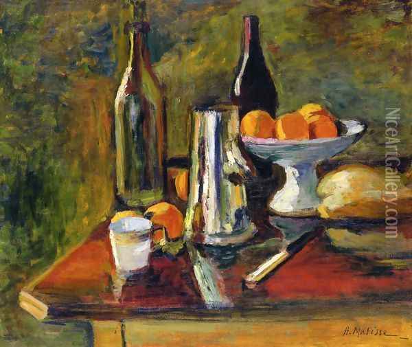 Still Life with Oranges Oil Painting - Henri Matisse