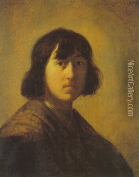 A Youth Oil Painting - Pieter Fransz de Grebber