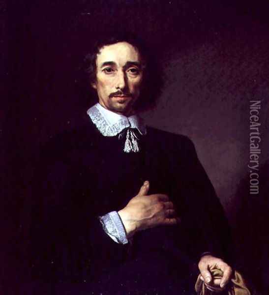 Portrait of a Gentleman, 1651 Oil Painting - Jan Victors