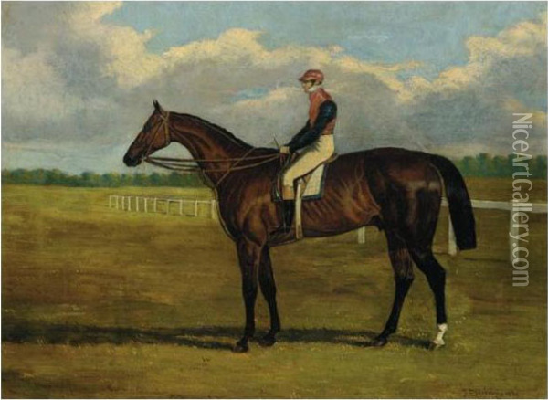 Mr. Ridsdale's Bloomsbury, Winner Of The 1839 Derby Oil Painting - John Frederick Herring Snr
