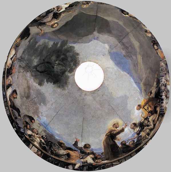 The Miracle Of St Anthony Oil Painting - Francisco De Goya y Lucientes