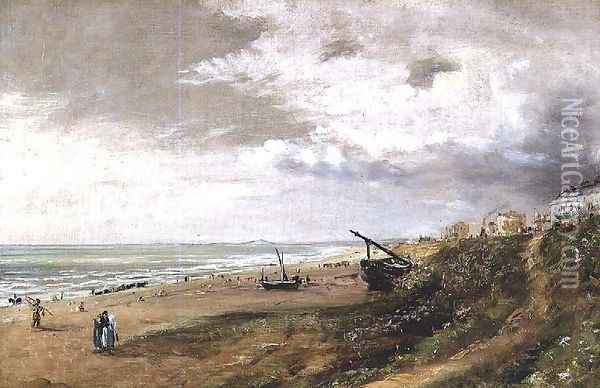Hove Beach Oil Painting - John Constable