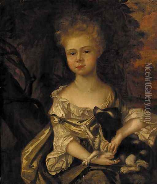 Portrait of a girl Oil Painting - Sir Peter Lely