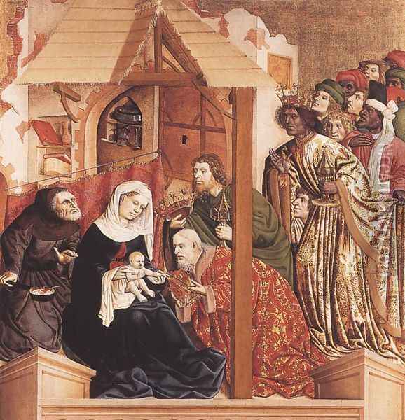 Th Adoration of the Magi 1437 Oil Painting - Hans Multscher