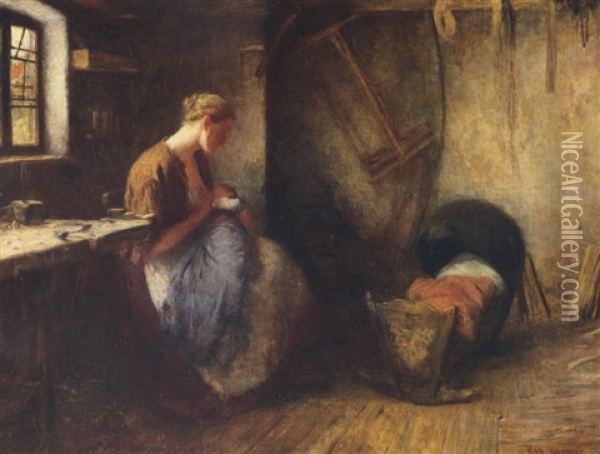 The Carpenter's Wife Oil Painting - Robert Koehler