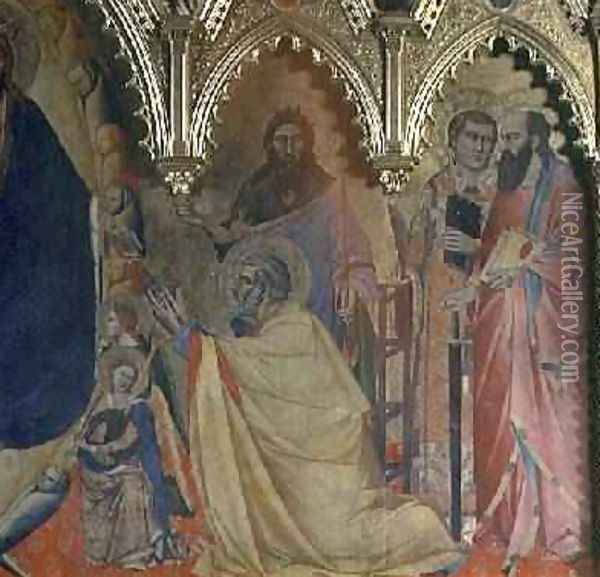 The Strozzi Altarpiece 1357 Oil Painting - Andrea Orcagna
