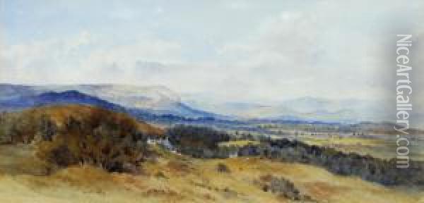 A View In North Wales Oil Painting - Cornelius Pearson