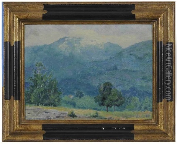 Vermont Oil Painting - Arthur B. Davies