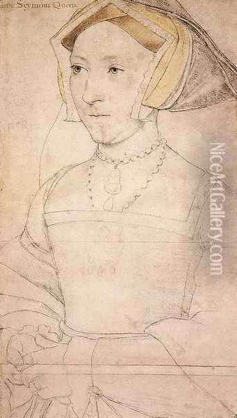 Jane Seymour 1536-37 Oil Painting - Hans Holbein the Younger