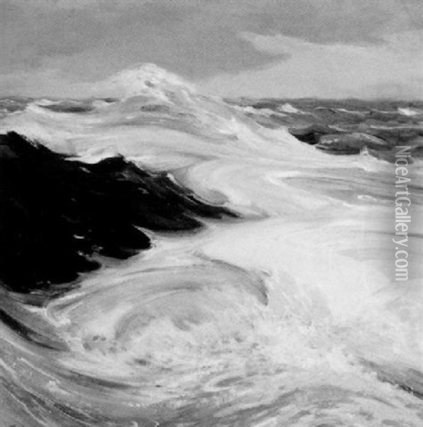 The Sea Trail Oil Painting - Corwin Knapp Linson
