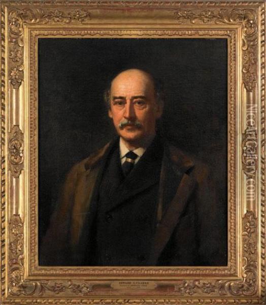 Portrait
 Of Edward S.clarke Oil Painting - Bernard Uhle
