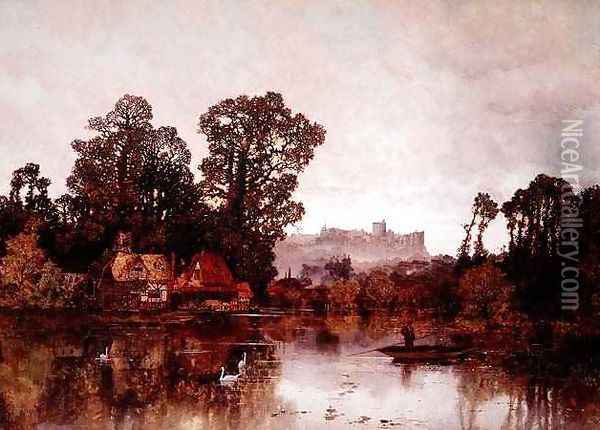 Windsor Castle Oil Painting - Karl Heffner
