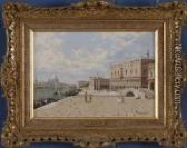 The Doge's Palace Oil Painting - Antonietta Brandeis