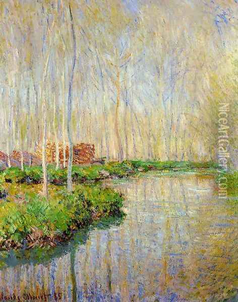 The River Epte Oil Painting - Claude Oscar Monet