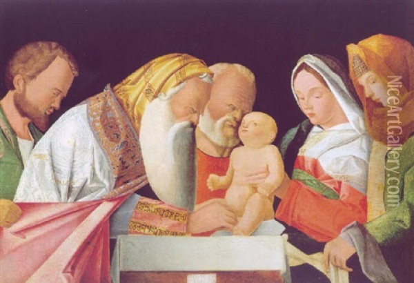 Die Beschneidung Christi Oil Painting - Giovanni Bellini