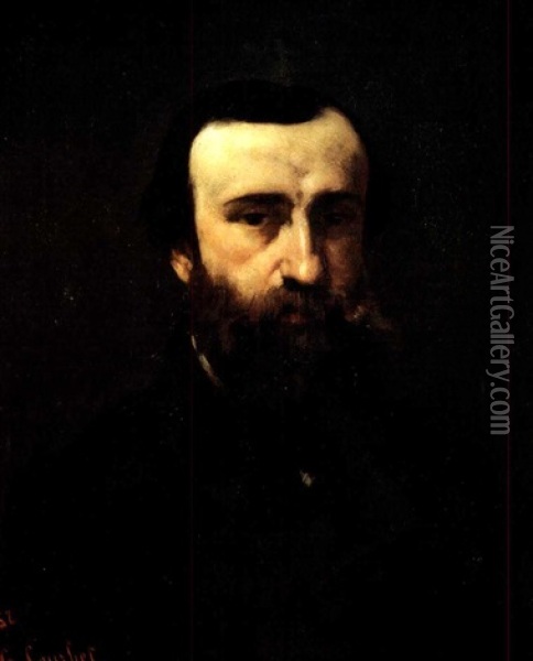 Portrait De Monsieur Nicolle Oil Painting - Gustave Courbet