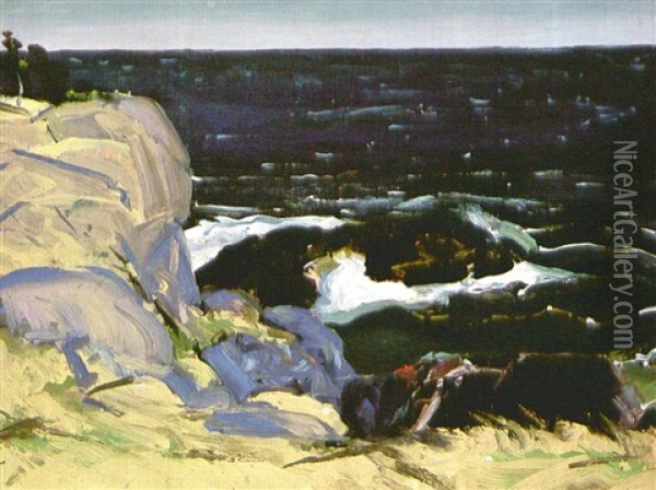West Wind Oil Painting - George Bellows