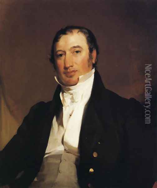 Portrait of William Brown Oil Painting - Thomas Sully