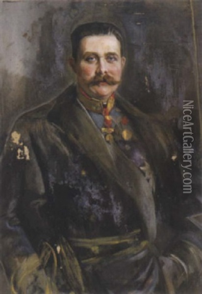 Erzherzog-thronfolger Franz Ferdinand Oil Painting - Joszi Arpad Koppay
