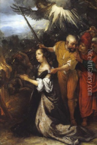Das Martyrium Der Heiligen Katharina Von Alexandria Oil Painting - Barent Fabritius