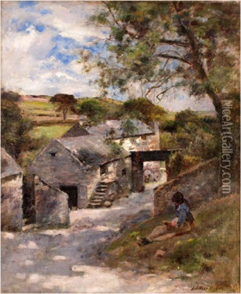 The Road To The Mill Oil Painting - Joshua Anderson Hague