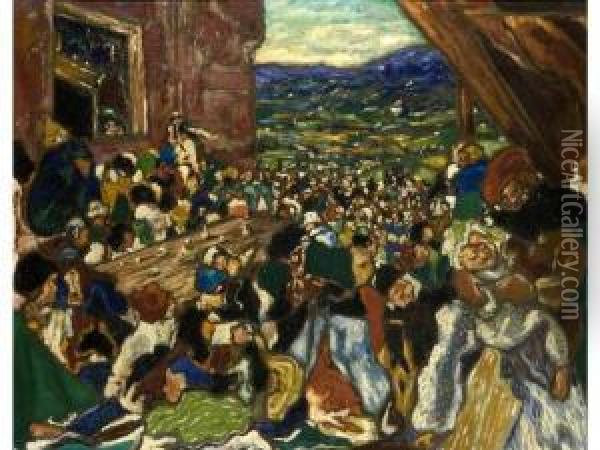 :festivites En Trieves Oil Painting - John Francis Rigaud