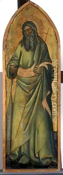 The Apostle Andrew Oil Painting - Andrea Bonaiuti da Da Firenze