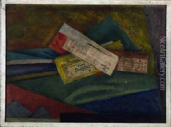 Essay In Abstract Design Oil Painting - Roger Fry
