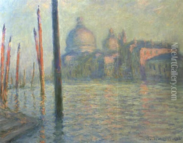Santa Maria Della Salute Et Le Grand Canal, Venise Oil Painting - Claude Monet