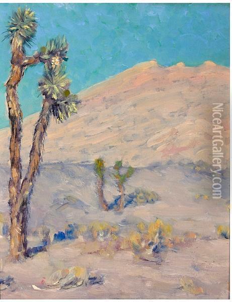 Joshua Tree, Mojave Desert (no. 346) Oil Painting - William Posey Silva