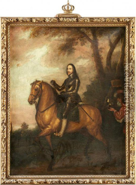 Hans Efterfoljd Karl I Av England Till Hast Oil Painting - Sir Anthony Van Dyck