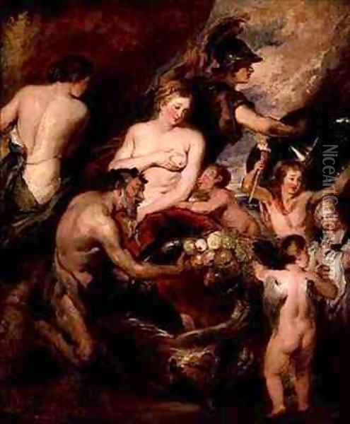 Peace and War Oil Painting - William Etty