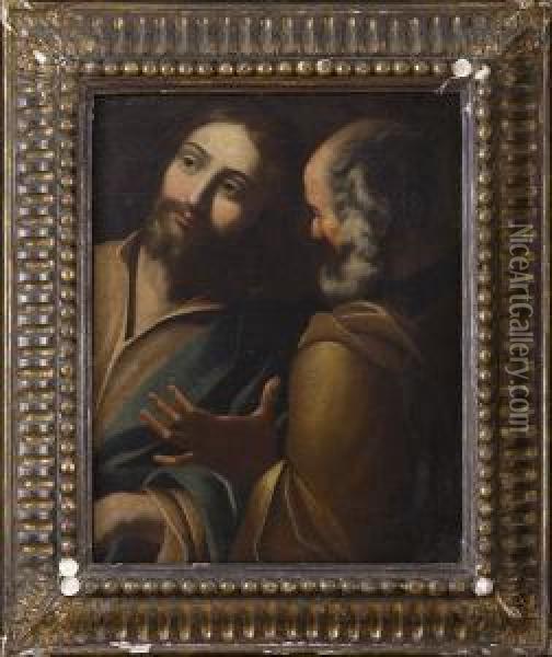 Cena In Emmaus Oil Painting - Gregorio Preti