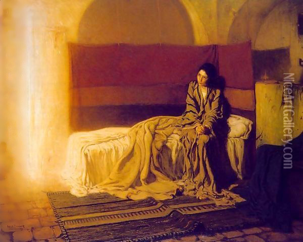 The Annunciation Oil Painting - Henry Ossawa Tanner