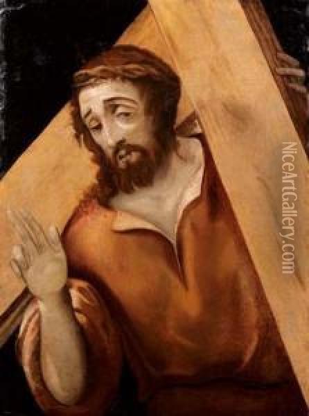 Cristo Portacroce Oil Painting - Bartolomeo Passarotti