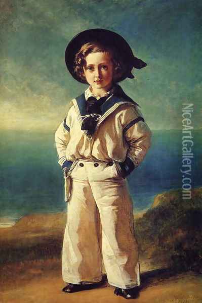 Albert Edward, Prince of Wales Oil Painting - Franz Xavier Winterhalter
