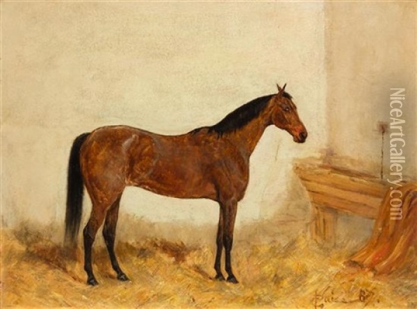 Poughkeepsie Mare, 1887 Oil Painting - George Paice