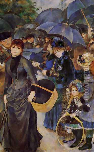 Umbrellas Oil Painting - Pierre Auguste Renoir
