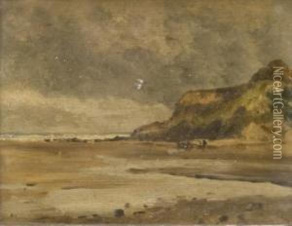 Littoral De La Cote Normande Oil Painting - Marcel Louis Sauvaige