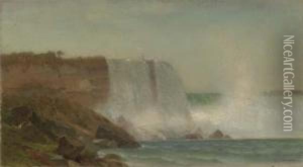 Niagara Falls Oil Painting - Samuel Colman