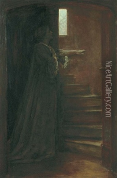 The Grey Lady Oil Painting - John Everett Millais
