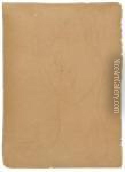 Nudo Di Donna A Mani Giunte,1917/18 Oil Painting - Amedeo Modigliani
